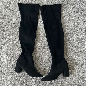 Steve Madden over the knee boot suede